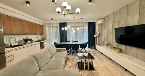 3 camere lux parter cu gradina complex ELA Baneasa