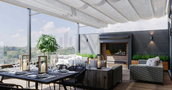 Apartament modern tip duplex I Zona Aviatiei I Terasa 42 mp