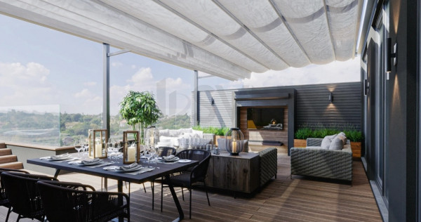 Apartament modern tip duplex I Zona Aviatiei I Terasa 42 mp