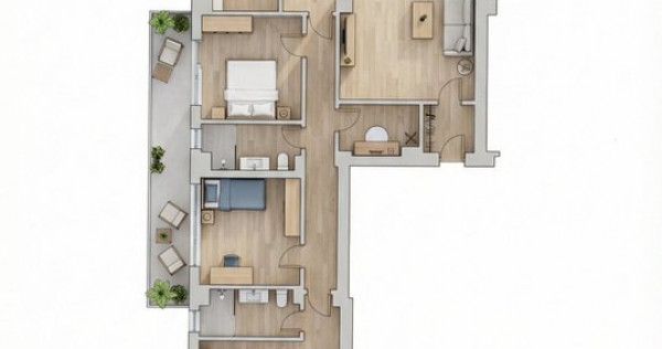 4 camere - Erou Iancu Nicolae &ndash; Baneasa - 175 mp &ndash; 2 ...