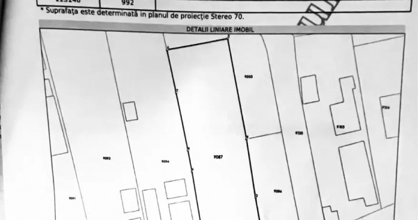 Teren 992 mp | corbeanca-tamași | şoseaua unirii |