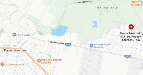 420mp intravilan str. Rasaritului/Popesti-Leordeni -jud I...