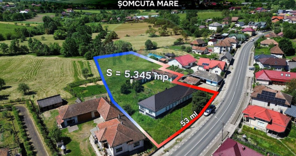 Teren pentru investitii si dezvoltare Somcuta Mare