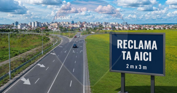 Panou publicitar si Teren inchiriere