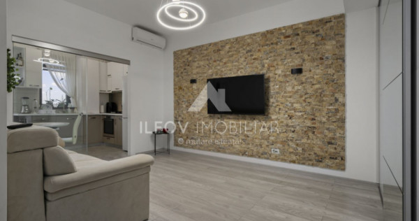 Apartament 2 camere, utilat si mobilat, loc parcare