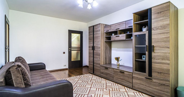 2 camere, etaj 4, 54 mp, Lujerului, mobilat-utilat, loc d...