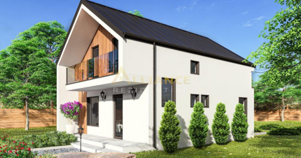 Casa individuala P 1E || 4 camere 2 bai || teren 300mp || St