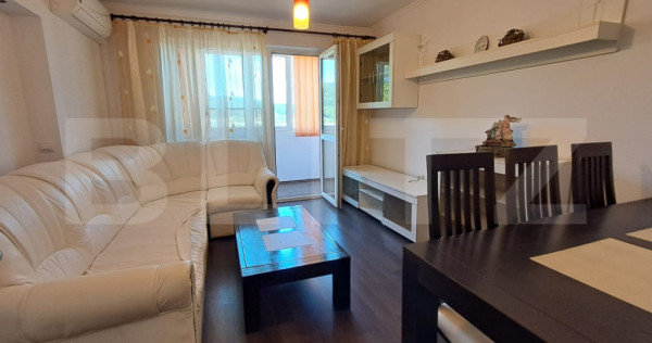 Apartament 3 camere, 55 mp, complet mobilat, la 3 km de Ceta