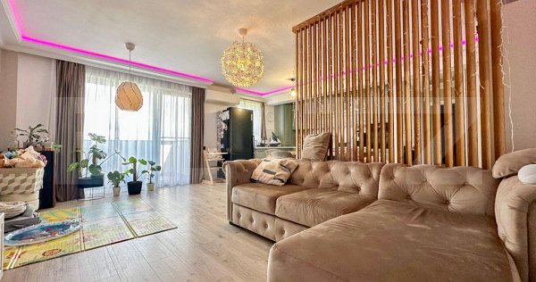 Apartament 2 camere, 59 mp, ultrafinisat, Intre Lacuri