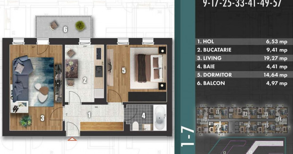 Apartament 2 cam, dec. Lidl Berceni,metrou Aparatorii Pat...