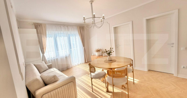 Apartament cu 3 camere, prima inchiriere, parcare subterana,