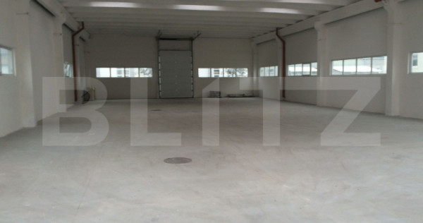 Hală de &icirc;nchiriat&ndash; 740 mp, acces facil pentru TIR și ac