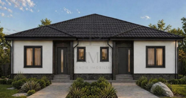 Duplex pe plan - personalizare interioara - doua bai