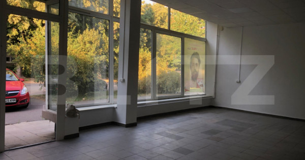 Spatiu comercial cu vitrina stradală de 20ml, 265 mp, zona