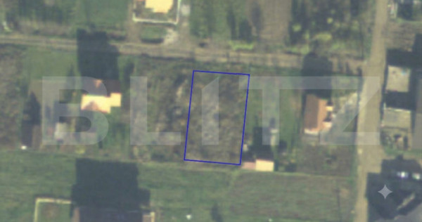 Teren intravilan, 583 mp, front generos de 19 ml, zona Păul