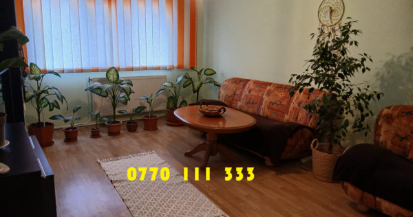 Apartament 3 camere 66mp, zona Buzaului, etaj 3. Mobilat Uti