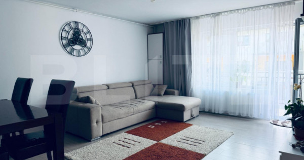 Apartament cu 3 camere, 65 mp, aer conditionat, garaj indivi