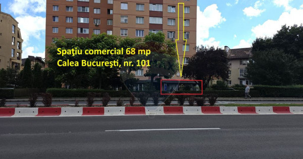 Spațiu comercial de &icirc;nchiriat &ndash; Calea București nr. 101, Brașov