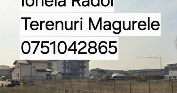 Teren 4.000mp Magurele semicentral,deschidere 50m ideal case