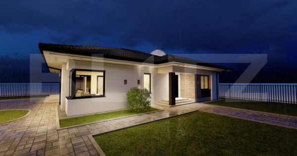 Casa de vanzare, 3 camere, 117 mp, 930 mp teren - zona Aero