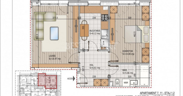 2 Camere | Centrală Proprie | Finisaje Incluse | Comision 0