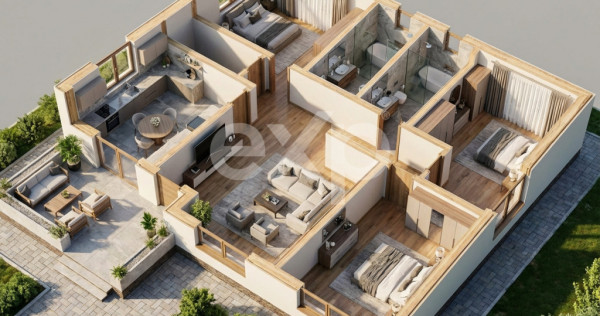 TVA inclus | Case cu 4 camere in Trivale - Zona Padurea de P
