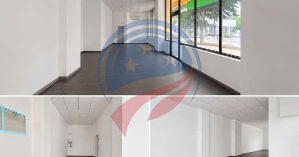Spațiu Comercial Ultracentral 113,90 mp + Subsol | Vitri...