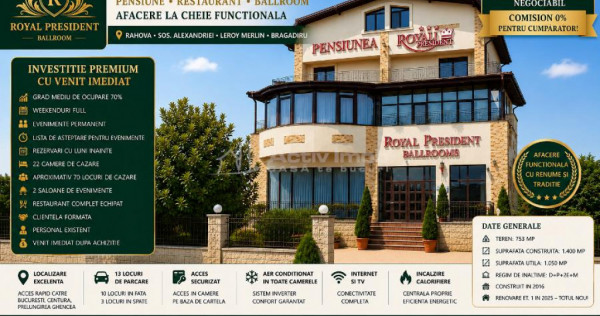 De &ndash; Cladire comerciala - Pensiune &ndash; Restaurant &ndash; B...
