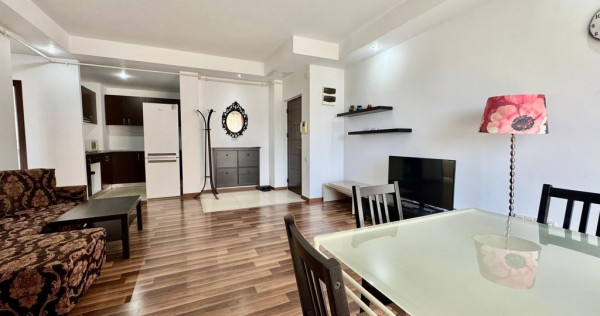 COSMOPOLIS - Apartament cu 2 camere, mobilat si utilat.