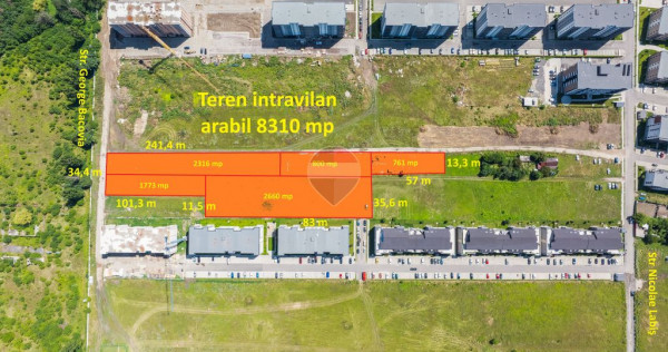 Teren intravilan de v&acirc;nzare &ndash; 8.310 mp &ndash; Zona Tracto...