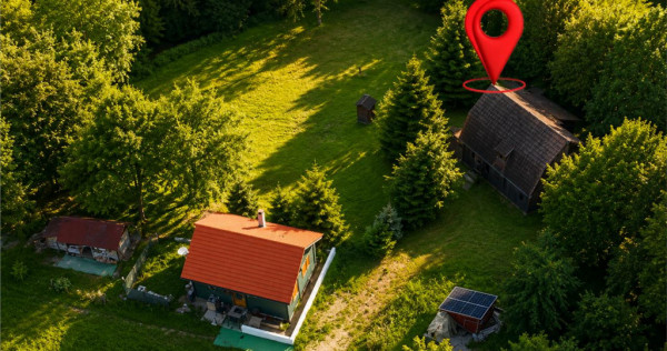 Casa Cabana 2.000 mp teren in miracolul naturii autentice,B