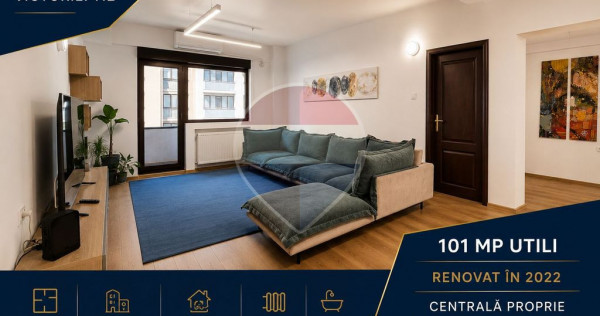3 camere | Calea Victoriei | 101 mp | Renovat 2022 | Cent...