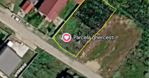 Teren Ghercești, Aleea 20 Aviatorilor &ndash; 400 mp