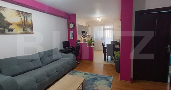 Apartament semidecomandat cu 2 camere, parcare inclusa, zona