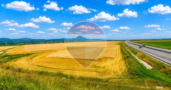 Teren extravilan 17,000mp Rasnov langa Autostrada A3, zon...