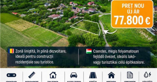 FILM!Teren intravilan autorizatie constructie casa anexe,ari