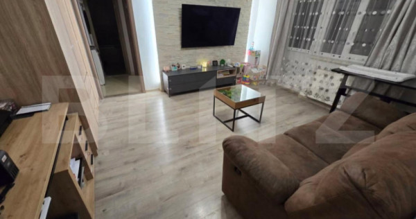 Apartament cu 2 camere, 50 mp, etaj intermediar, renovat, z
