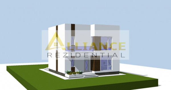 Vila individuala P+1E || 4 camere 2 bai || 451mp teren