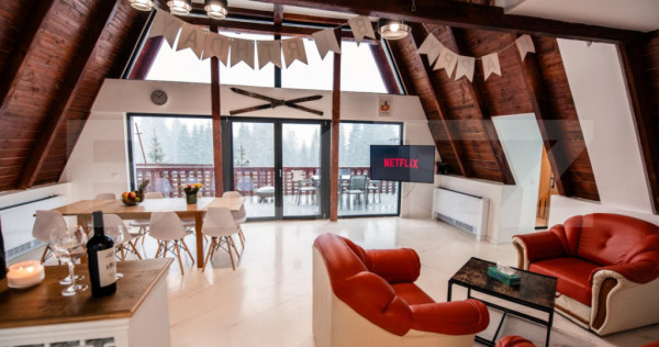 Cabana A-Frame, 195 mp, teren 600 mp, zona Belis