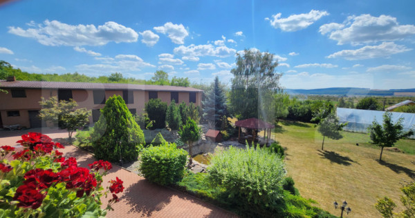 Apartament cu 3 camere, 80 mp, 3.000 mp teren, zona Reghin