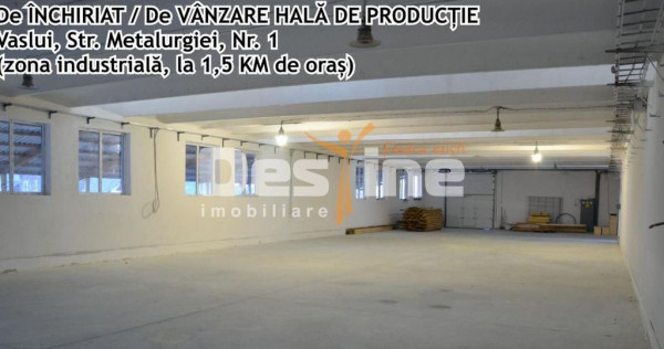 Hala productie, zona Industriala, Vaslui