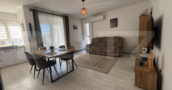 Apartament cu 3 camere, terasă, parcare și boxă - Complex