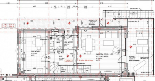 Casa tip duplex, in constructie 4 camere,3. bai 180mp, 270mp
