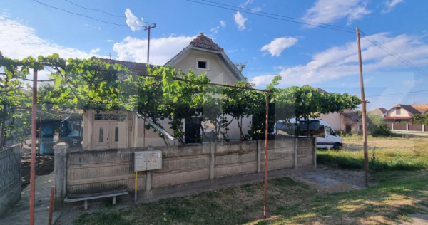 Casa cu 3 camere, anexe, curte și grădină