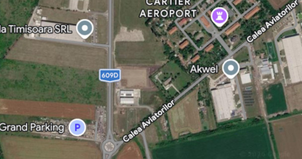 Teren extravilan industrial Aeroport Timisoara