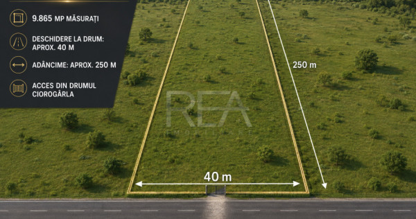 Teren intravilan 9.865 mp &ndash; v&acirc;nzare sau asociere | Sector