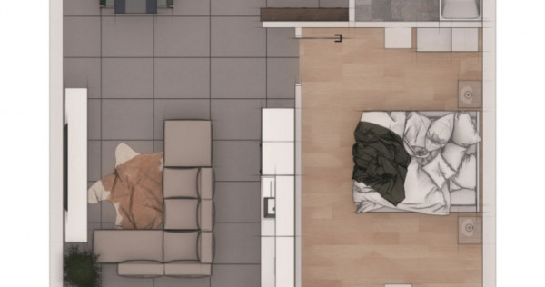 Apartament 2 camere 50,88mp, ansamblu NZEB,zona Terra