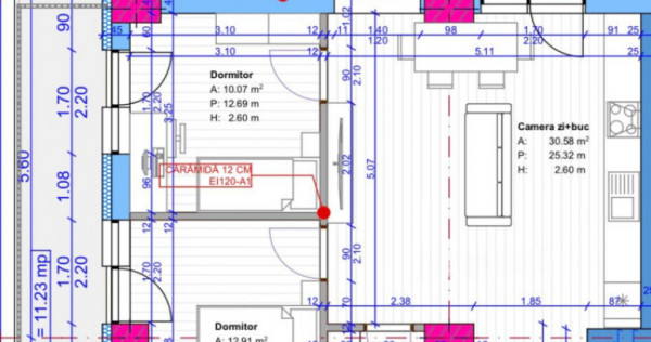 Apartament cu 3 camere, terasa si balcon in Floresti zona Te