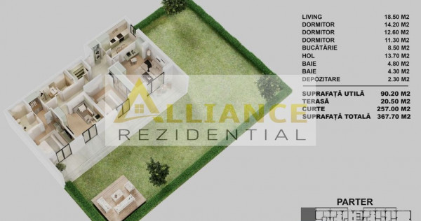 ???? APARTAMENTE NOI LA PARTER - CURTE PROPRIE