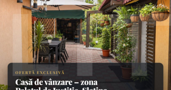Casă de v&acirc;nzare &ndash; zona Palatul de Justiție, Slatina